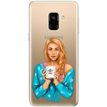 iSaprio Coffe Now - Redhead pro Samsung Galaxy A8 2018 (cofnored-TPU2-A8-2018)