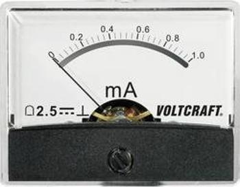 Analogové panelové měřidlo VOLTCRAFT AM-60X46/1MA/DC 1 mA