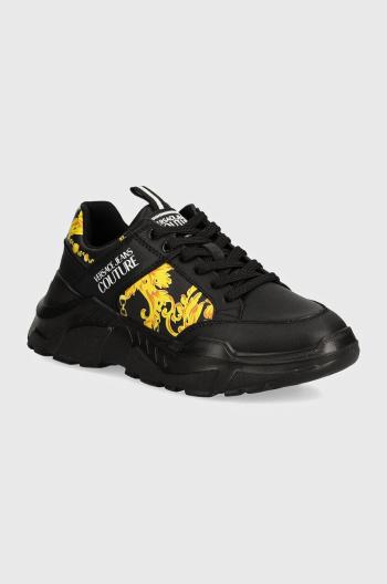 Sneakers boty Versace Jeans Couture Speedtrack černá barva, 77YA3SC2 ZP324 G89