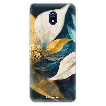 Odolné silikonové pouzdro iSaprio - Gold Petals - Xiaomi Redmi 8A