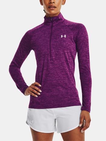 Under Armour Tech 1/2 Zip - Twist Triko Fialová