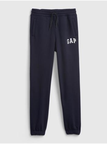 Modré holčičí tepláky GAP Logo fleece joggers