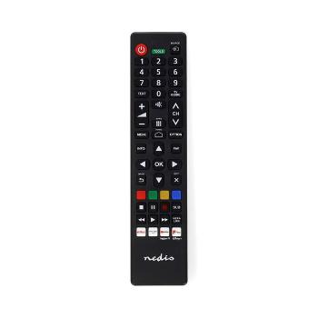 Nedis TVRC45PASHBK - Náhradní Dálkový Ovladač | Panasonic / Sharp TV | Předprogramovaný | Černá