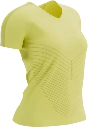 Compressport Performance SS Tshirt W Green Sheen L Běžecké tričko s krátkým rukávem