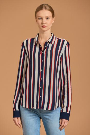 KOŠILE GANT D1. REG MULTI STRIPE SHIRT modrá 40