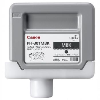 Canon PFI-301MB, 1485B001 matná černá (matte black) originální cartridge