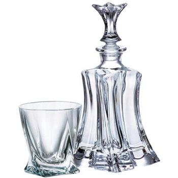 Crystalite Bohemia Whisky set Florale (1 karafa + 6 sklenic)
 (8593410855589)