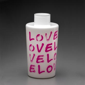 Unnamed Bucket with Pink LOVE – White