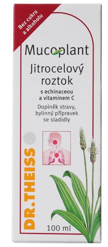 Mucoplant Jitrocelový sirup bez cukru + Echinacea a Vitamín C 100 ml