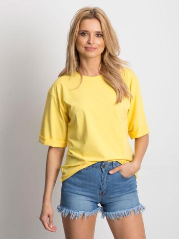 DÁMSKÉ ŽLUTÉ TRIČKO RV-BZ-4840.29P-YELLOW Velikost: XS