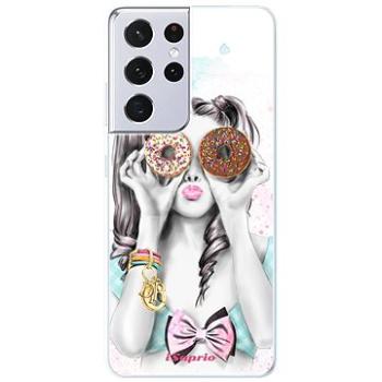 iSaprio Donuts 10 pro Samsung Galaxy S21 Ultra (donuts10-TPU3-S21u)