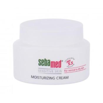 SebaMed Sensitive Skin Moisturizing 75 ml denní pleťový krém poškozená krabička na suchou pleť; na normální pleť; na citlivou a podrážděnou pleť