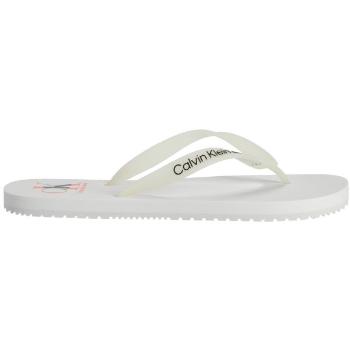 Calvin Klein BEACH SANDAL LOGO Pánské žabky, bílá, velikost