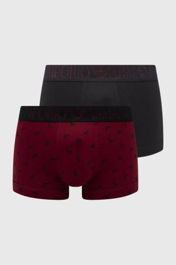 Boxerky Emporio Armani Underwear (2-pak) pánské, červená barva