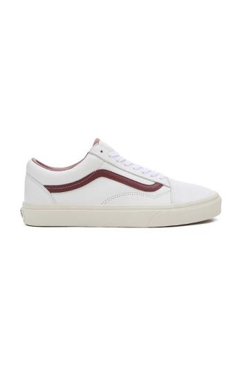 Kožené tenisky Vans Old Skool bílá barva, VN0007NT7BF1