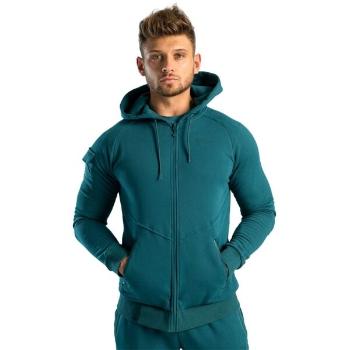 GymBeam NOVA ZIP UP Pánská sportovní mikina, tyrkysová, velikost