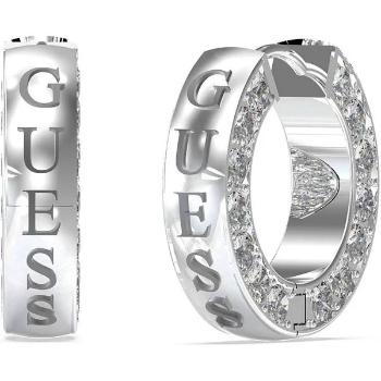 Guess Módní ocelové kruhy s krystaly Circle Lights JUBE03160JWRHT/U