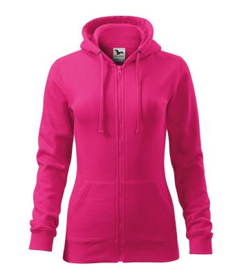 MALFINI Dámská mikina Trendy Zipper - Purpurová | XS