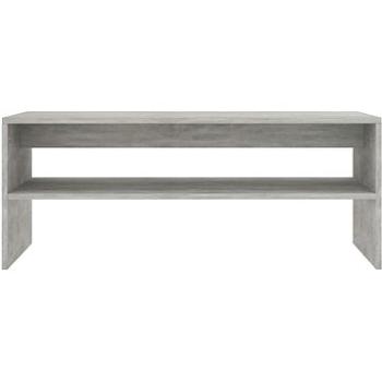 Konferenční stolek betonově šedý 100x40x40 cm dřevotříska (800130)