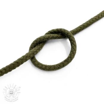 Bavlněná šňůra 5 mm camo green