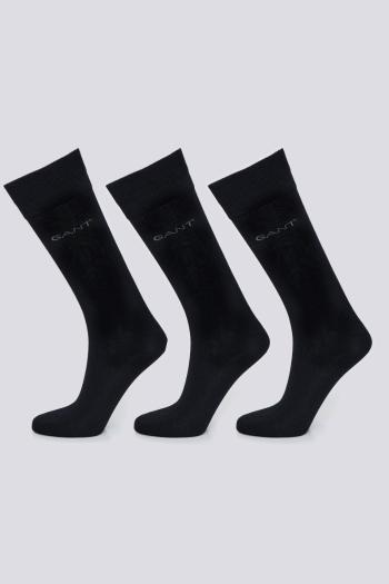 PONOŽKY 3-PACK GANT MERCERIZED COTTON SOCKS 3-PACK černá 43/45