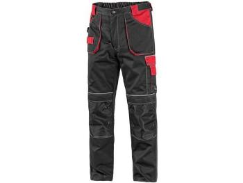 Kalhoty do pasu CXS ORION TEODOR, pánské, černo-červené, vel. 44