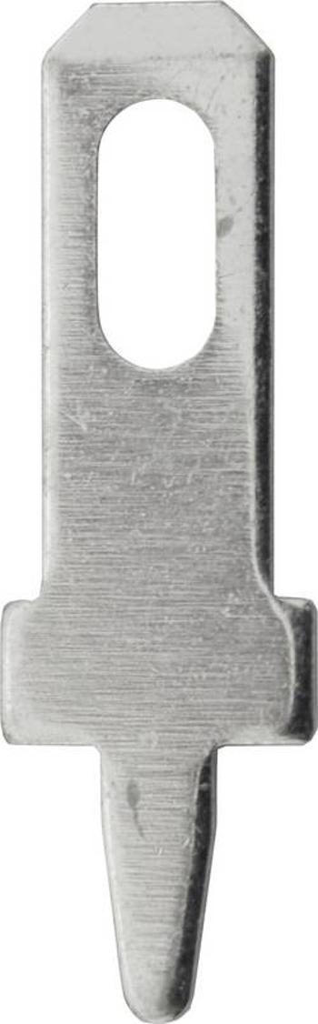 Faston zástrčka Vogt Verbindungstechnik 3773a05.68 2.8 mm x 0.5 mm, 180 °, bez izolace, kov, 100 ks