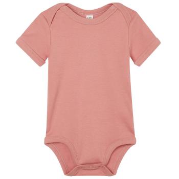 Babybugz Kojenecké body s krátkým rukávem - Dusty rose | 3-6 měsíců