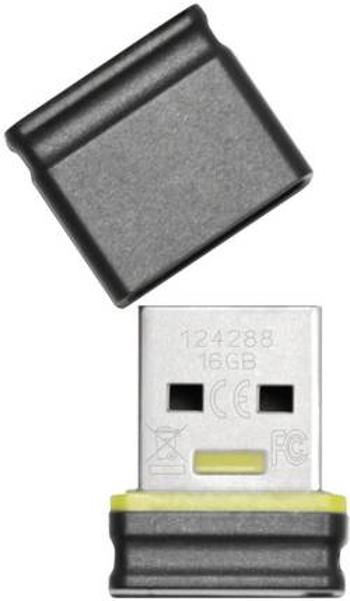 USB flash disk Platinum Mini 177536, 16 GB, USB 2.0, černá, modrá