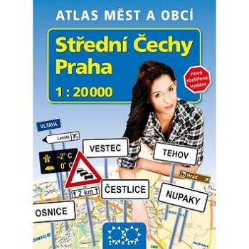 Střední Čechy Praha: 1: 20 000 Atlas měst a obcí (978-80-7233-383-7)