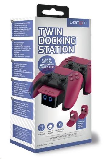 VENOM VS5010 Red PS5 Twin Docking Station