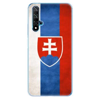 Odolné silikonové pouzdro iSaprio - Slovakia Flag - Huawei Nova 5T