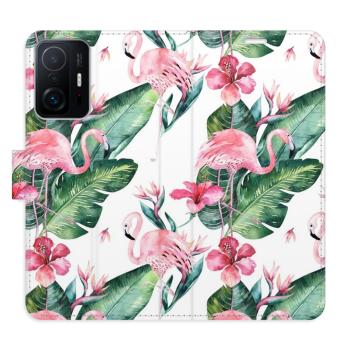 Flipové pouzdro iSaprio - Flamingos Pattern - Xiaomi 11T / 11T Pro