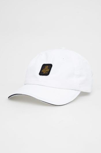 Čepice RefrigiWear bílá barva, s aplikací