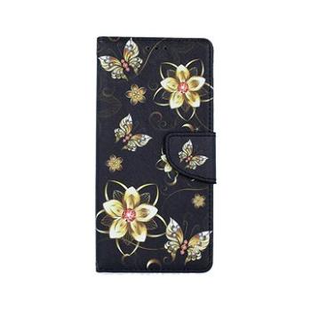 TopQ Xiaomi Redmi Note 8 Pro knížkové Zlaté květy 54628 (Sun-54628)