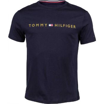 Tommy Hilfiger CN SS TEE LOGO Pánské tričko, černá, velikost S