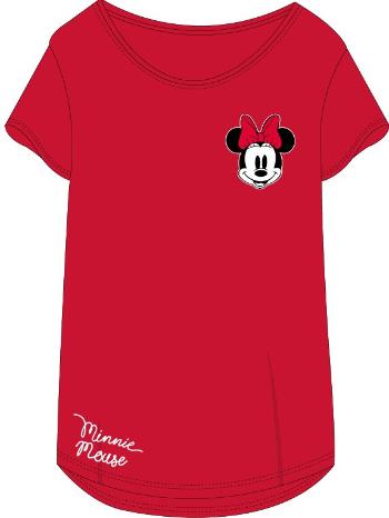 EPlus Dámské pyžamové tričko - Minnie Mouse červené Velikost - děti: M