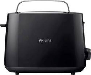 Topinkovač s funkcí ohřívání pečiva Philips HD2581/90, černá