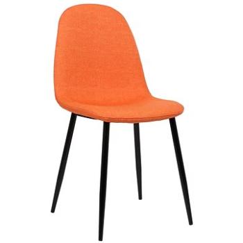 BHM Germany Jídelní židle Napier, textil, oranžová (C1006335)