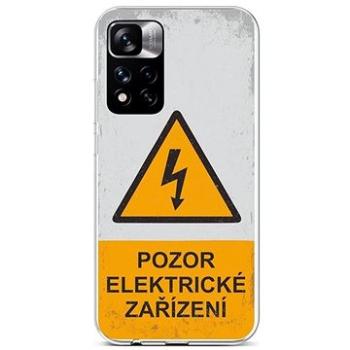 TopQ Xiaomi Redmi Note 11 Pro silikon Pozor elektrické zařízení 68056 (Sun-68056)