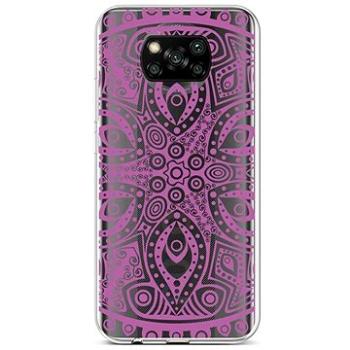 TopQ Xiaomi Poco X3 silikon Violet Mandala 60828 (Sun-60828)