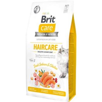 Brit Care Cat Grain-Free Haircare Healthy & Shiny Coat, 7 kg  (8595602540877)