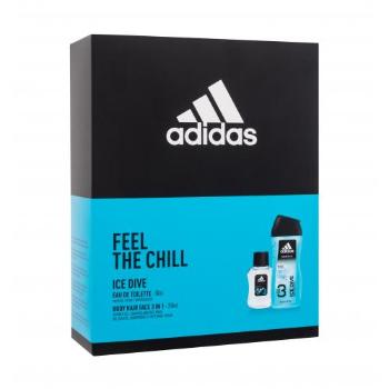 Adidas Ice Dive dárková kazeta toaletní voda 50 ml + sprchový gel 250 ml pro muže