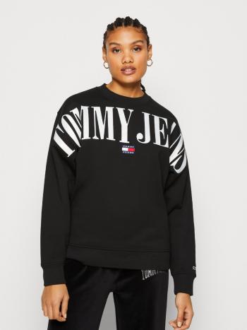 Tommy Jeans dámská černá mikina - S (BDS)