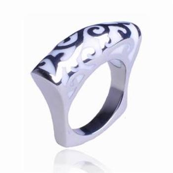 Šperky4U Ocelový prsten OPR1040 - velikost 55 - OPR1040-55