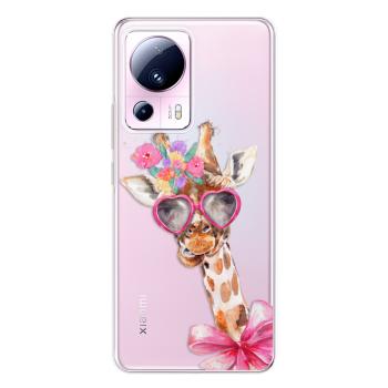 Odolné silikonové pouzdro iSaprio - Lady Giraffe - Xiaomi 13 Lite