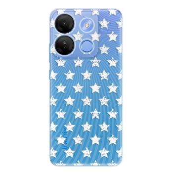 Odolné silikonové pouzdro iSaprio - Stars Pattern - white - Infinix Smart 7