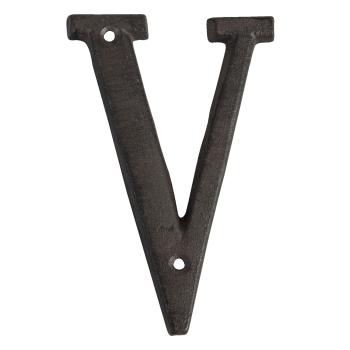 Nástěnné kovové písmeno V - 13 cm 6Y0840-V