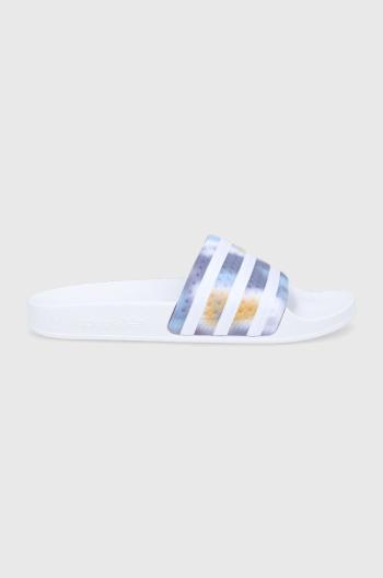 Pantofle adidas Originals Adilette H00151 dámské, bílá barva