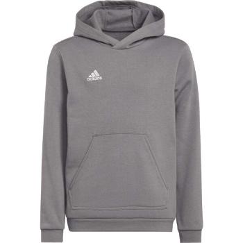 adidas ENT22 HOODY Y Juniorská fotbalová mikina, šedá, velikost 128